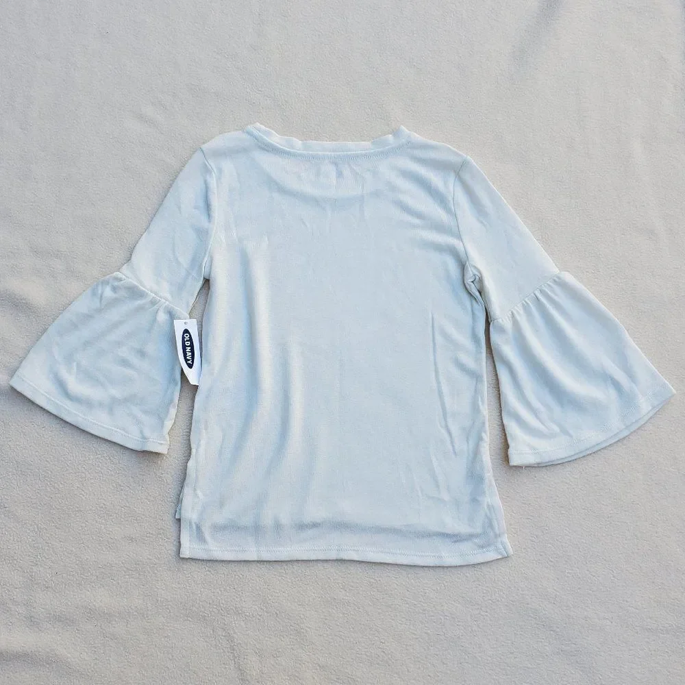 Old Navy cream colored bell sleeve shirt
